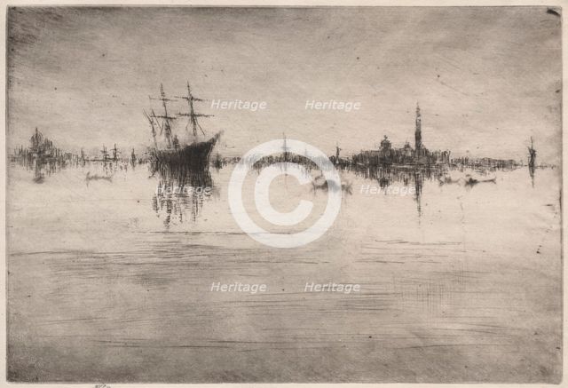 Nocturne, 1879-1880. Creator: James McNeill Whistler (American, 1834-1903).