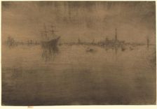 Nocturne, 1879/1880. Creator: James Abbott McNeill Whistler