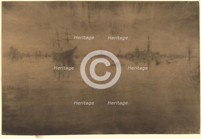 Nocturne, 1879/1880. Creator: James Abbott McNeill Whistler.