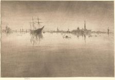 Nocturne, 1879/1880. Creator: James Abbott McNeill Whistler