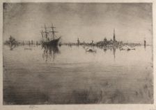 Nocturne, 1880. Creator: James McNeill Whistler (American, 1834-1903)