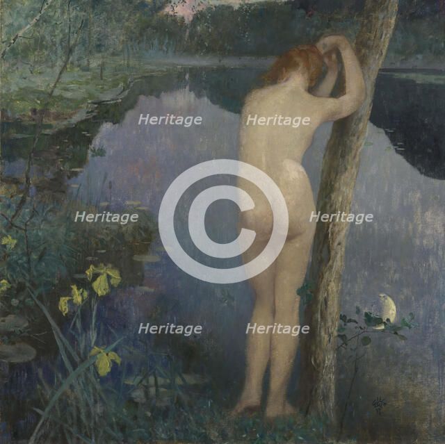 Nocturne, 1887. Creator: Eilif Peterssen.