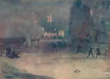 Nocturne - Amsterdam in Snow 1882, (1904). Artist: James Abbott McNeill Whistler