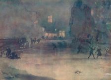 Nocturne - Amsterdam in Snow 1882, (1904). Artist: James Abbott McNeill Whistler