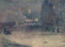 Nocturne - Amsterdam in Snow 1882, (1904). Artist: James Abbott McNeill Whistler