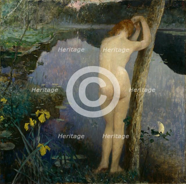 Nocturne. Artist: Peterssen, Eilif (1852-1928)