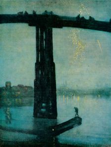 Nocturne: Blue and Gold - Old Battersea Bridge c1872-5. Artist: James Abbott McNeill Whistler