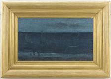 Nocturne: Blue and Silver--Bognor, 1871-1876. Creator: James Abbott McNeill Whistler
