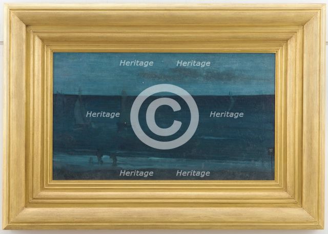 Nocturne: Blue and Silver--Bognor, 1871-1876. Creator: James Abbott McNeill Whistler.