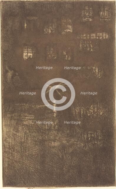 Nocturne: Dance House, 1889. Creator: James Abbott McNeill Whistler.