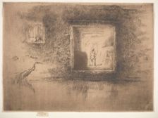 Nocturne: Furnace, 1879-1880. Creator: James Abbott McNeill Whistler