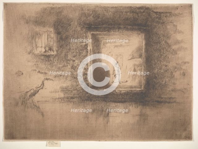 Nocturne: Furnace, 1879-1880. Creator: James Abbott McNeill Whistler.
