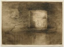Nocturne: Furnace, 1886. Creator: James McNeill Whistler (American, 1834-1903)