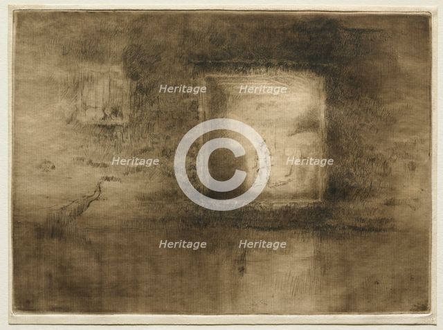 Nocturne: Furnace, 1886. Creator: James McNeill Whistler (American, 1834-1903).