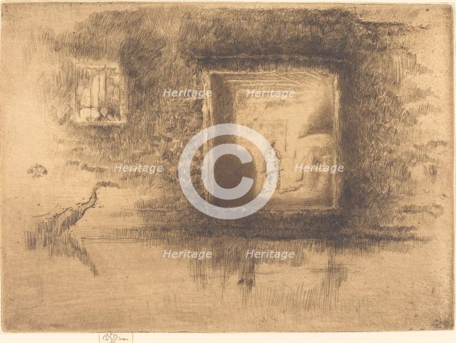 Nocturne: Furnace, 1880. Creator: James Abbott McNeill Whistler.