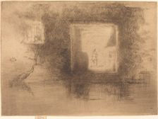 Nocturne: Furnace, 1880. Creator: James Abbott McNeill Whistler