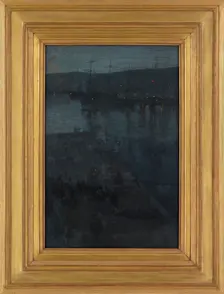 Nocturne in Blue and Gold: Valparaiso, 1866-ca. 1874. Creator: James Abbott McNeill Whistler