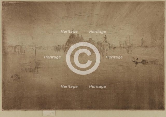 Nocturne: Salute, 1879-1880. Creator: James Abbott McNeill Whistler.