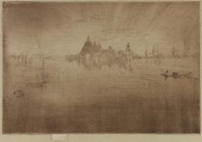 Nocturne: Salute, 1879-1880. Creator: James Abbott McNeill Whistler