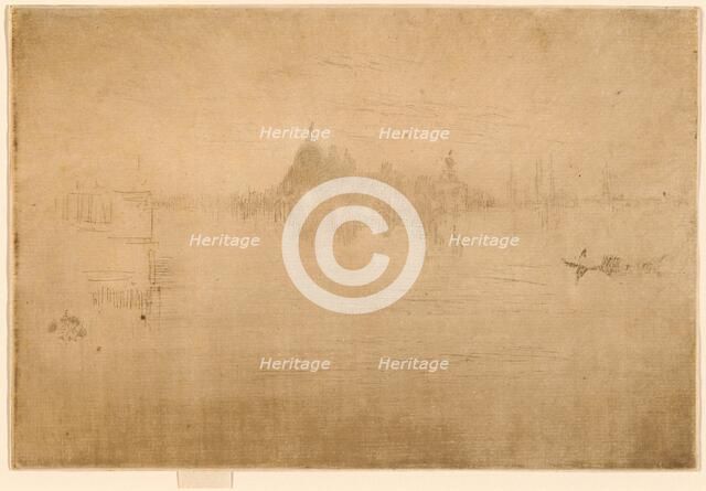 Nocturne: Salute, 1879/1880. Creator: James Abbott McNeill Whistler.