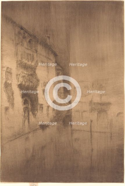Nocturne: Palaces, 1879/1880. Creator: James Abbott McNeill Whistler.