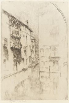 Nocturne: Palaces, 1879-1880. Creator: James Abbott McNeill Whistler