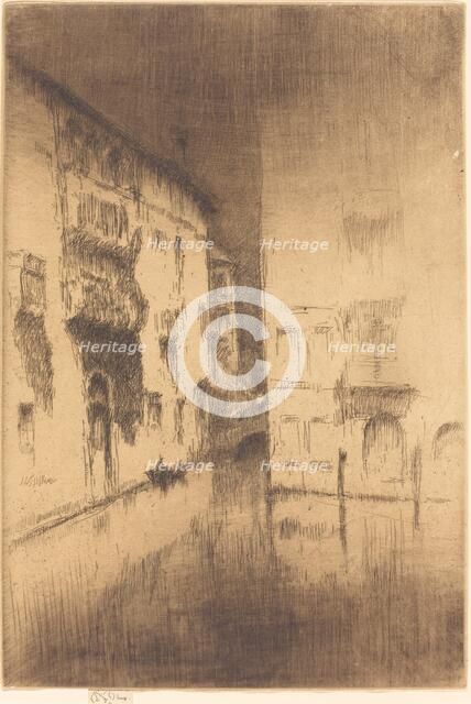Nocturne: Palaces, 1879/1880. Creator: James Abbott McNeill Whistler.