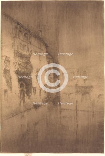 Nocturne: Palaces, 1879/1880. Creator: James Abbott McNeill Whistler.