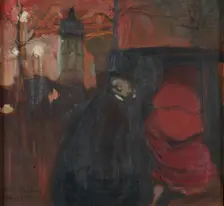 Nocturne, Paris, 1903. Creator: Antti Faven