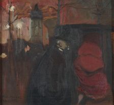 Nocturne, Paris, 1903. Creator: Antti Faven