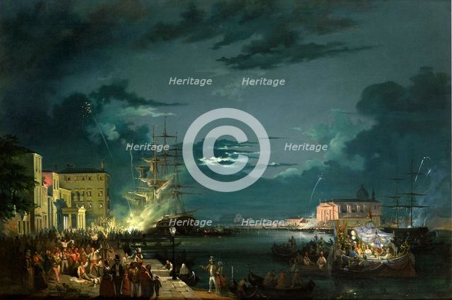 Nocturne with the Festa del Redentore.