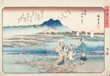 Noda no Tamagawa River in Michinoku, 19th century. Creator: Ando Hiroshige