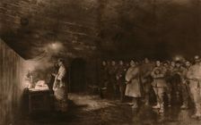 Noel, au fort de Douaumont; La messe de minuit du 25 decembre 1916, dans une casemate du fort 191 Creator: Unknown