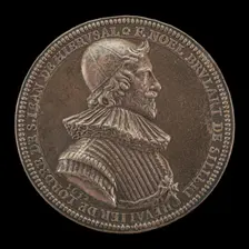 Noël Brulart de Sillery, 1577-1640, Knight of Malta 1632 [obverse], 1632. Creator: Unknown