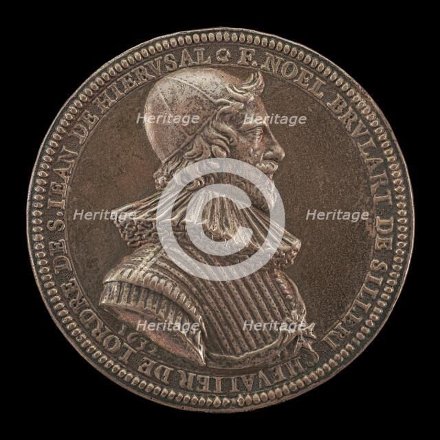 Noël Brulart de Sillery, 1577-1640, Knight of Malta 1632 [obverse], 1632. Creator: Unknown.