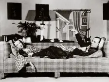 Noel Coward and Gertrude Lawrence in a scene from Private Lives New York, USA, 1931. Creator: Unknown