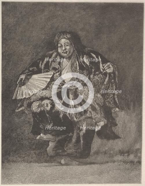 Noh Dancer, ca. 1886. Creator: John La Farge.