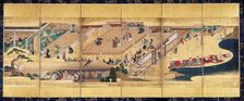 Noh Play: Funa Benkei, about 1660. Creator: Unknown