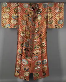 Noh Robe (Karaori), 1800-1850. Creator: Unknown