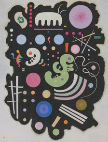 Noir bigarré, 1935. Creator: Kandinsky, Wassily Vasilyevich (1866-1944)
