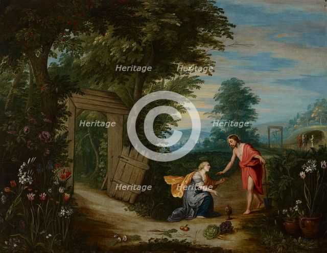 Noli me tangere, 1640. Creator: Jan Brueghel the younger.