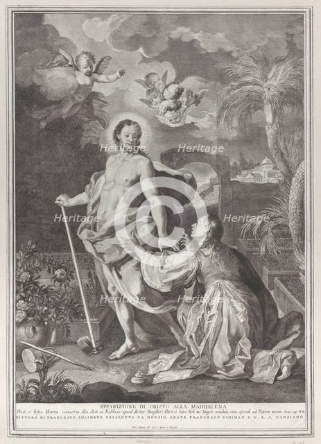 Noli me tangere, 1730-39. Creator: Pietro Monaco.