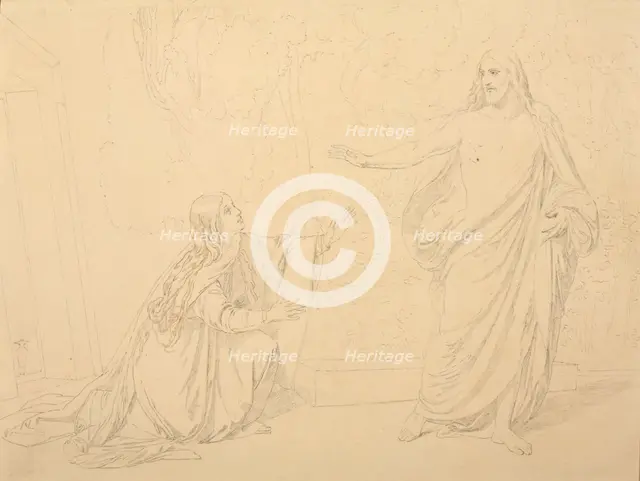 Noli me tangere, 1835. Artist: Ivanov, Alexander Andreyevich (1806-1858)