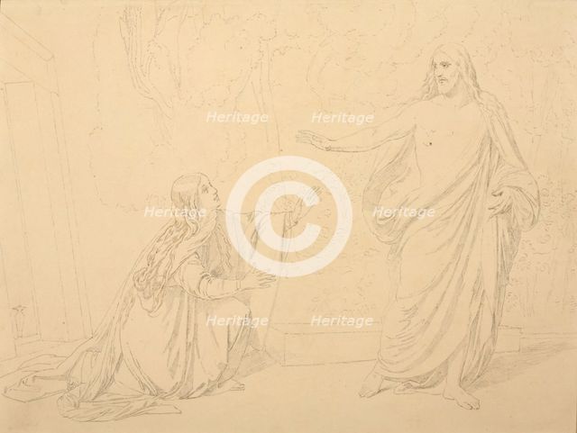Noli me tangere, 1835. Artist: Ivanov, Alexander Andreyevich (1806-1858)
