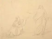 Noli me tangere, 1835. Artist: Ivanov, Alexander Andreyevich (1806-1858)