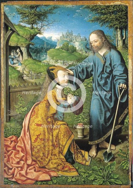 Noli me Tangere. Artist: Cornelisz van Oostsanen, Jacob (ca. 1470-1533)