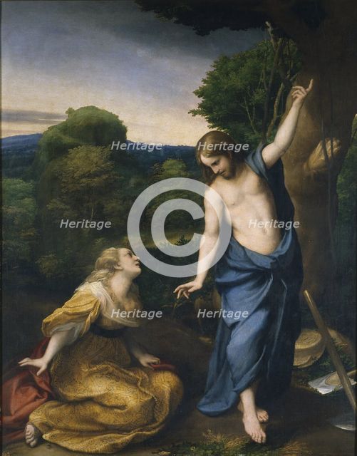 Noli me Tangere. Artist: Correggio (1489-1534)