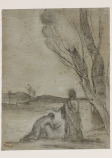 Noli Me Tangere, between 1796 and 1875. Creator: Jean-Baptiste-Camille Corot