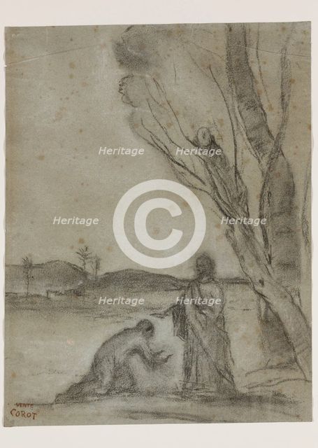 Noli Me Tangere, between 1796 and 1875. Creator: Jean-Baptiste-Camille Corot.