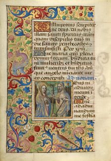 Noli me tangere; Poncher Hours, about 1500. Creator: Master of Cardinal Bourbon